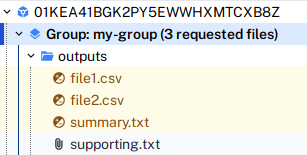Request file tree
